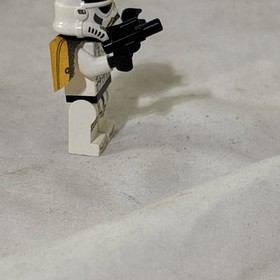 Lego Star Wars Minifigure Imperial Sandtrooper Orange Pauldron SW0199 Blaster 