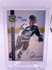 1992 Classic Four Sport Draft Pick Collection Joby Messier Auto Autograph /1075