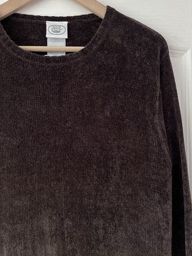 Vintage Laura Ashley Jumper - Size Small 10 12 - Chocolate Chenille Sweater BNWT - Picture 3 of 11