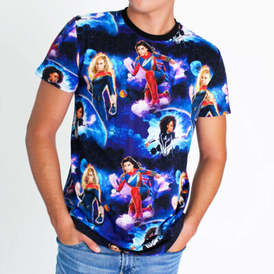 Marvels T-Shirt Cakewothy Super Hero Adult Medium New COTTON