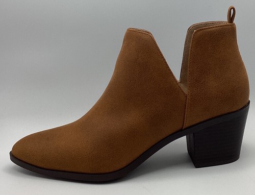 Journee Collection Women’s “Lola” Brown Ankle Boot Sz. 8.5 M New - Picture 7 of 11
