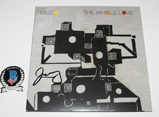 WILCO SINGER JEFF TWEEDY SIGNED THE WHOLE LOVE ALBUM VINYL RECORD LP BECKETT COA