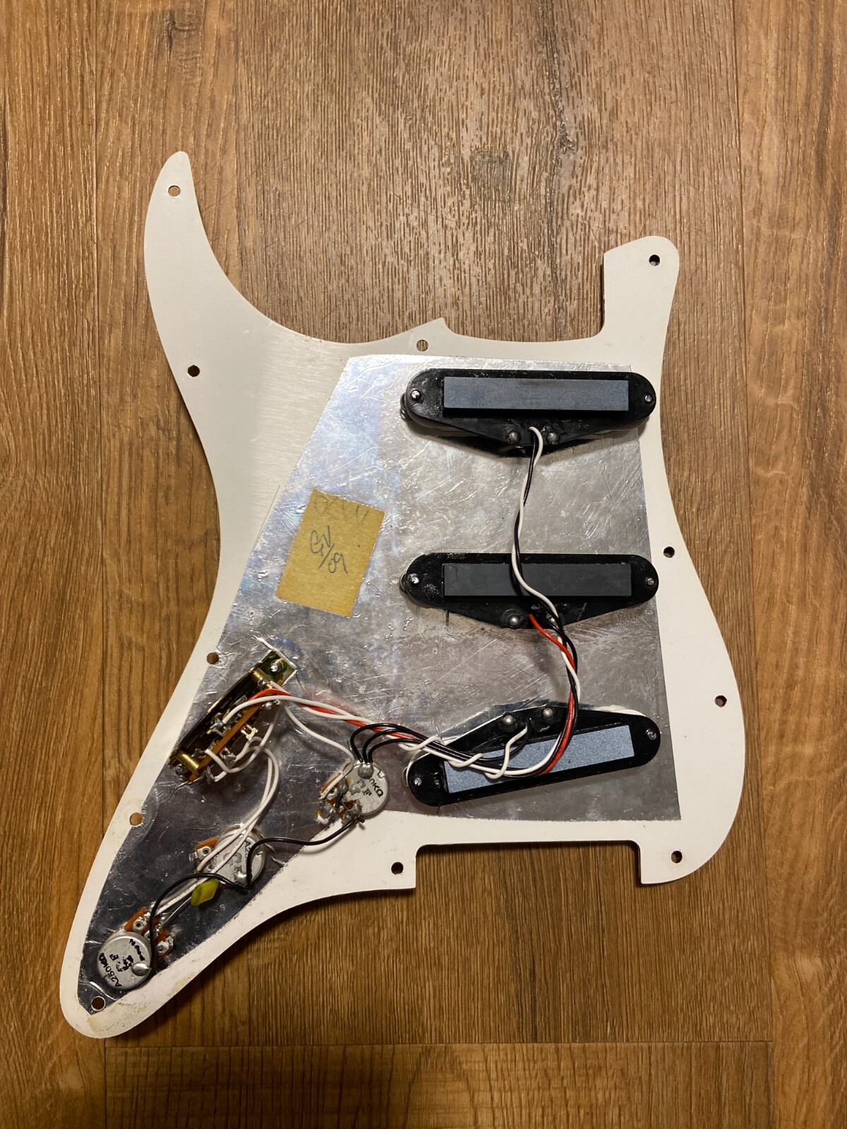 Fender Japan Stratocaster Pickups/Electronics Mounted in Fender USA