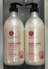  2-Pk LUSETA  GLOSSY PEARL Frizziness Smoothing  Add Shine CONDITIONER 1000ml