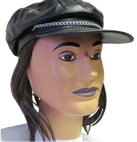 Motorcycle Biker Leather Look Costume 