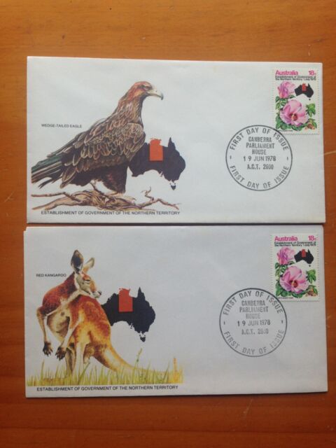 1978 AUSTRALIA GOVERNMENT OFNORTHERN TERRITORY FDC BY APO MATCHING PAIR ACT