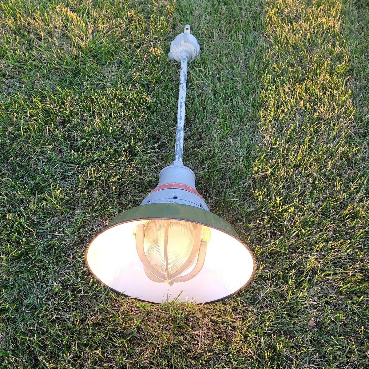 Vintage Crouse Hinds Explosion Proof Industrial Green Porcelain 3