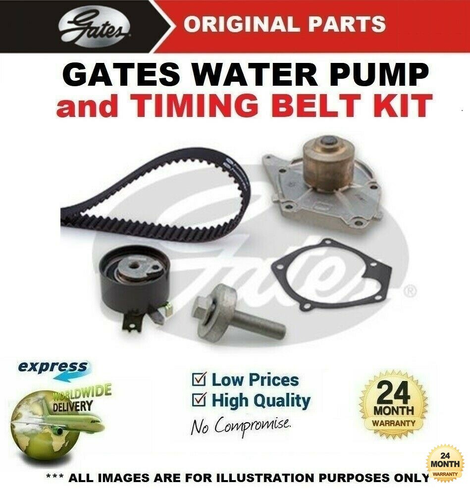 GATES WATER PUMP & TIMING BELT KIT for NISSAN MICRA III 1.5dCi 2003-2010