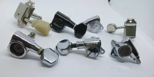 Vintage & Modern Damaged Guitar Tuning Pegs Lot  Sealed Tuners for Parts