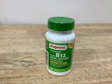 WALGREENS VITAMIN B12 1000MCG 30 TABLETS EXP 10/26