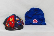 Marvel Beanie and Kids Baseball Cap, Captain America, LOT OF 2