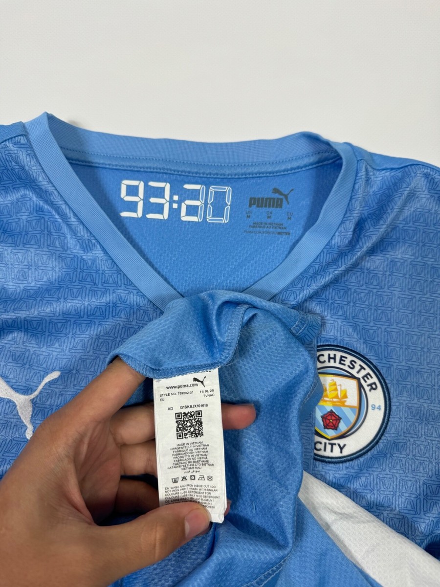 MANCHESTER CITY FC PUMA 2021 2022 HOME FOOTBALL JERSEY