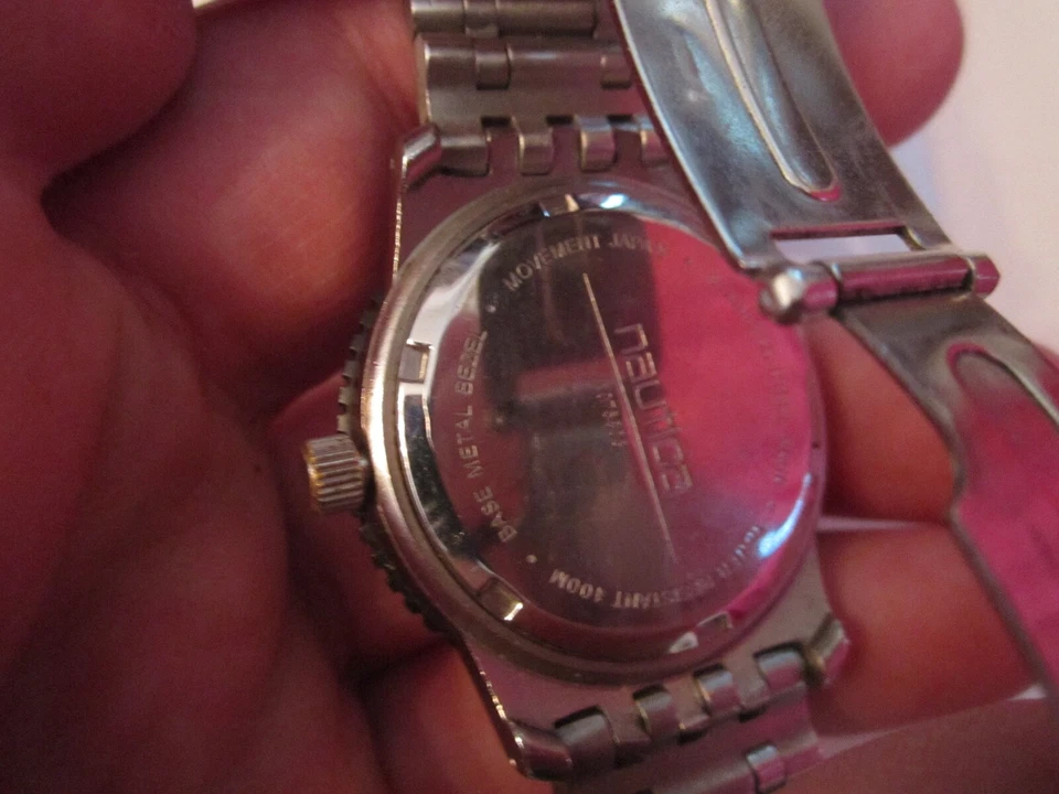 RELOJ NAUTICA SEÑORA - BISEL FRONTAL NEGRO GIRA ACERO INOXIDABLE CUARZO - BBA-38 Foto 4 de 4