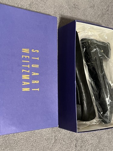 NIB Stuart Weitzman Anyday Nero Scottish Nappa Pump Shoes Size 7.5 Black Slip On - Picture 5 of 5