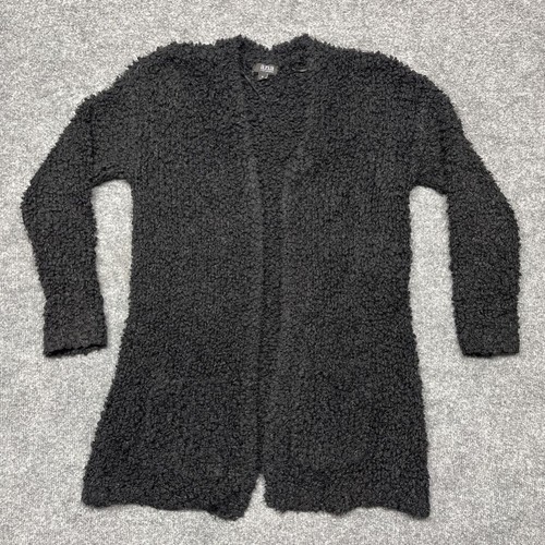 Front Cardigan Sweater Black 
