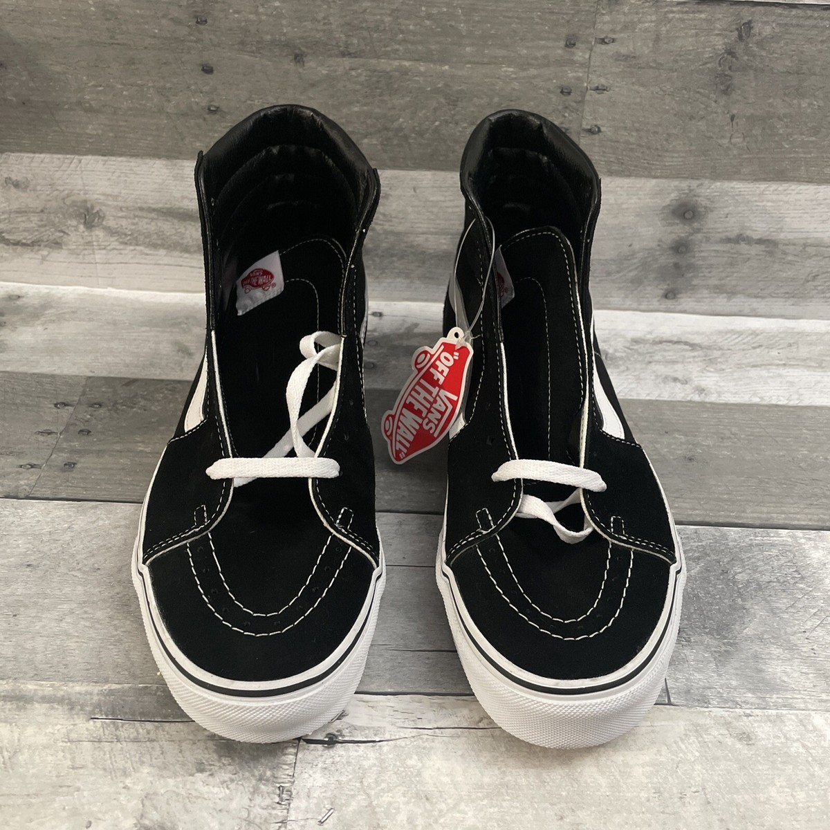 ☆VANS☆ skate high black VN000D5IB8C1 Vans SK8 HI Mens Black White VN000D5IB8C Canvas Skateboard