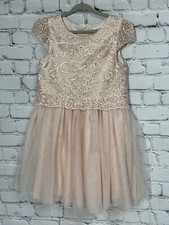 Elegant Cream Lace Kids Dress Size 6
