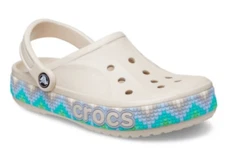 Crocs Bayaband Chevron Band Clogs | Slip On Shoes / STUCCO MULTI  -M 12 W 14