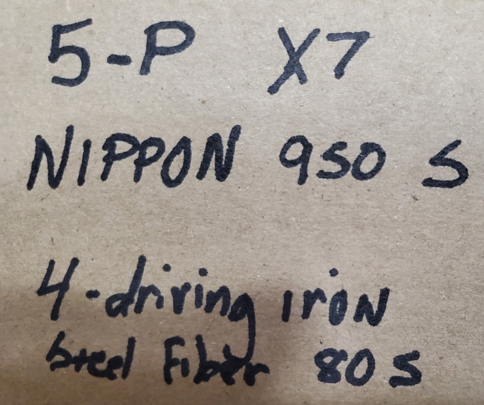 Tour Issue Srixon ZX7 MKII 5-PW & ZX4 Driving Iron Nippon NEO & Steelfiber Shaft