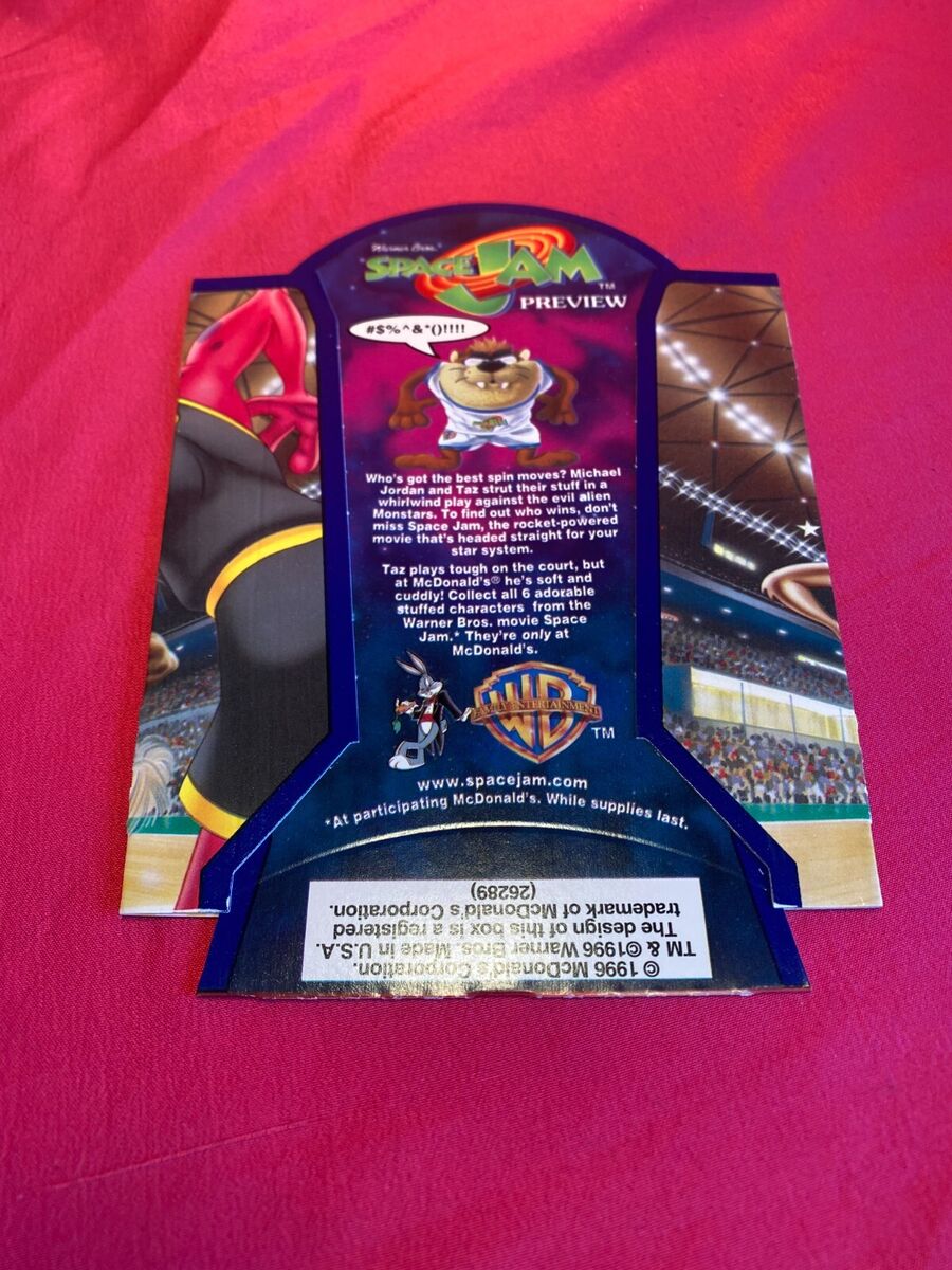 Vintage 1996 McDonalds Space Jam French Fry Box (U Pick Vintage 1996 McDonalds Space Jam French Fry Box (U Pick