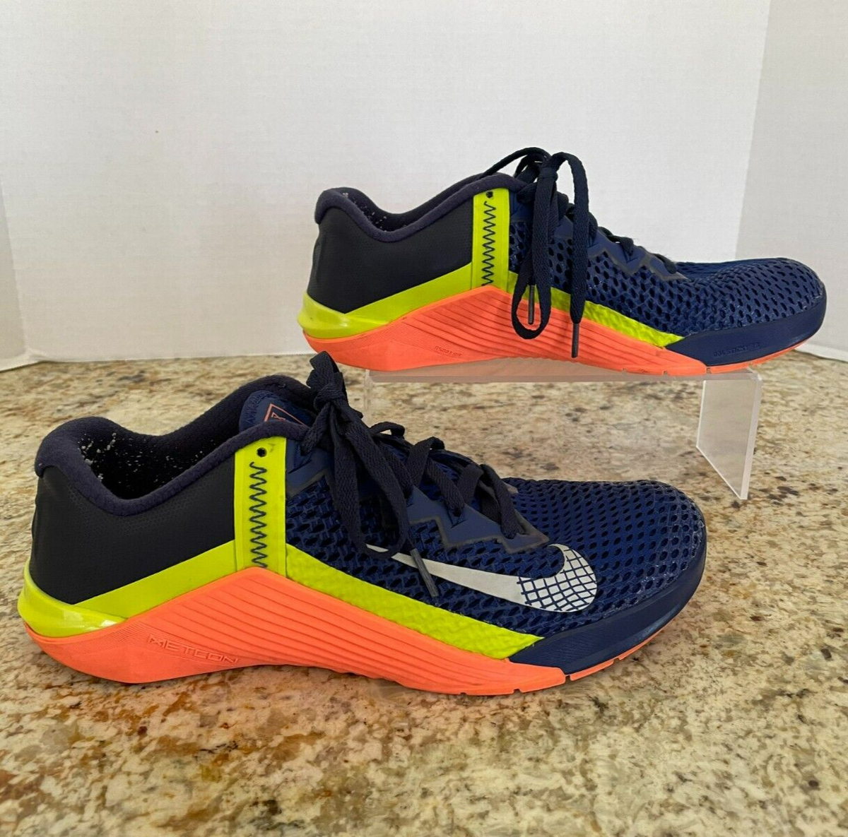 Nike Metcon 6 \'Deep Royal Blue Bright Mango\' CK9388-400 size 8.5 Men / 10 Women Nike Metcon 6 Deep Royal Blue Mango Men main image 2