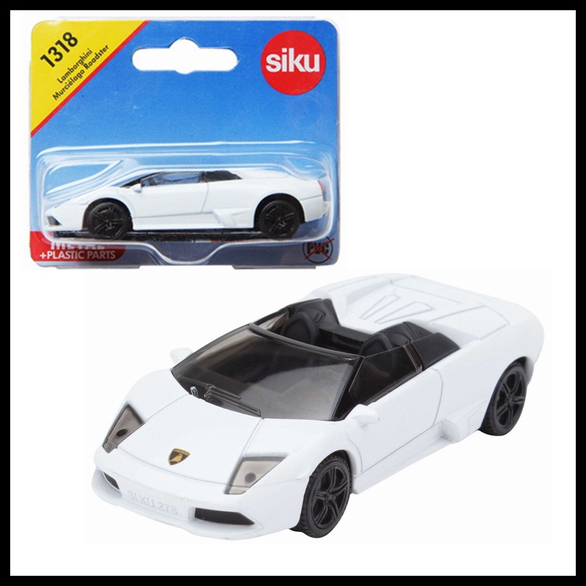 Siku 1318 Lamborghini Murcielago Roadster New Diecast Car White | eBay