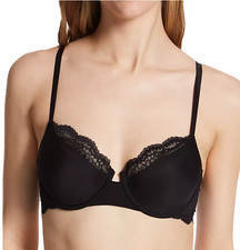 Natori 30D Breakout Full Fit Contour Underwire T-Shirt Bra NWOT 731319 Black