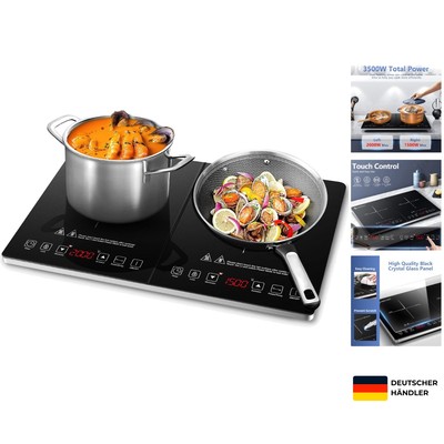 induktionskochfeld 2 platten,Induktionskochplatte Doppelt mit unabhängiger St...