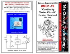 MC1-19 ** Mr Circuit Science ** Experiment Kit  -CONTINUITY TESTER