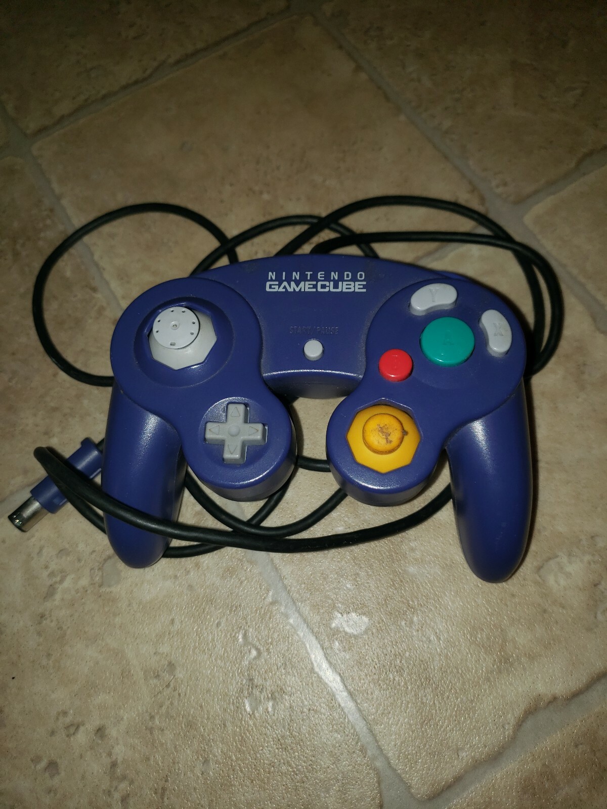 Nintendo GameCube Controller Indigo Purple Clear Official OEM DOL-003 (H5)