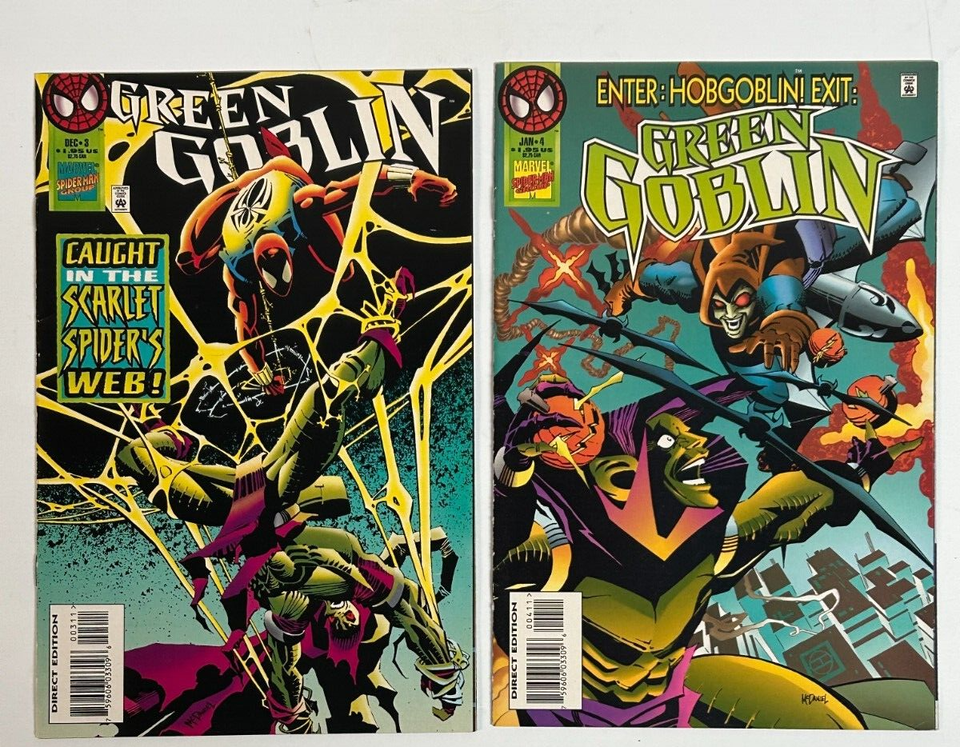 Green Goblin Marvel Comics #1-12 (1995) Complete Set Spider-Man Rhino ...
