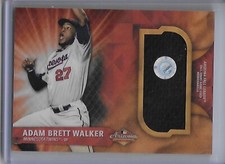 2016 BowmanTwins ADAM BRETT WALKER Fall Stars Game jersey Orange Refractor /25