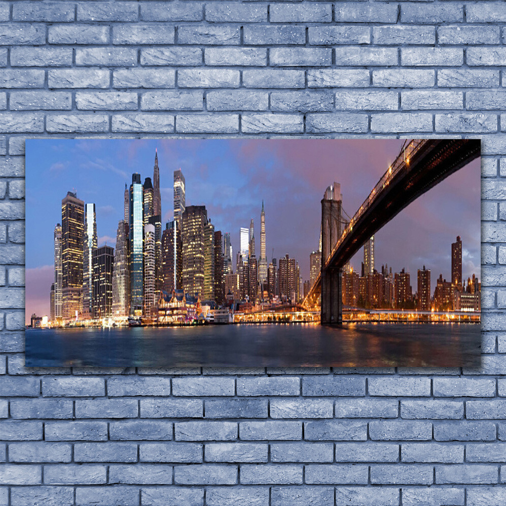 Photo sur toile 140x70 cm tableau de ville pour masquer un mur vide avec style