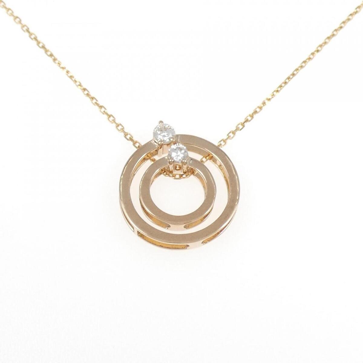 Authentic K18PG Diamond Necklace 0.23CT #260-007-563-2632 | eBay Authentic K18PG Diamond Necklace 0.23CT #260-007-563-2632 | eBay