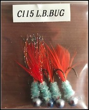 Hand Tied Hackle Tail Crappie Jigs Made in The USA 1/16th Ounce #4 or 6 Hook New