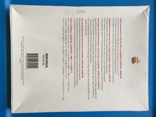 Apple Color LaserWriter Projektor Transparent Neu Vintage 90er Geek Versiegelt Angebot - Bild 4 von 8