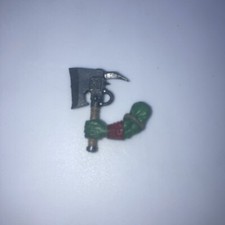 Ork Boss Nob Big Choppa Painted Genuine Warhammer 40k Bits CB46