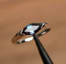 925 Sterlingsilber 4 * 7 mm Marquise-Schliff ...