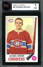1969-70 TOPPS NHL #8 JACQUES LEMAIRE HOF KSA 7 NM MONTREAL CANADIENS Card