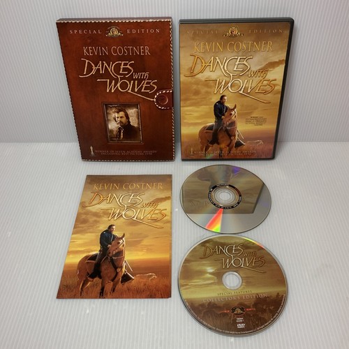 Dances With Wolves (DVD, 1990, 2-Disc Special Edition) w/ Slipcover, K Costner