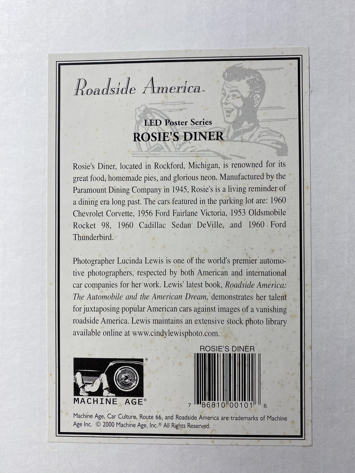 Rosie’s Diner Lucinda Lewis Roadside America LED Picture light up vtg ...