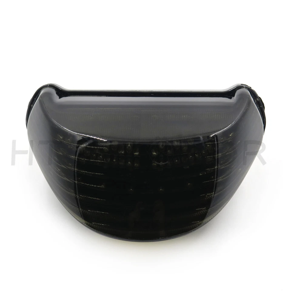 Luz trasera luz freno señales de giro para 00-05 Kawasaki Ninja ZX-12R ZX1200 humo Foto 3 de 4