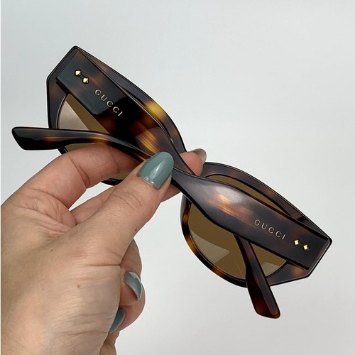 NEW Gucci GG1532SA 002 Havana Brown Women Authentic - Picture 10 of 12