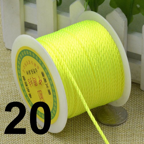 5.5 Yards Nylon String Chinese Satin Silk Braided Cord Love Binding Rope 3mm - Picture 30 of 31