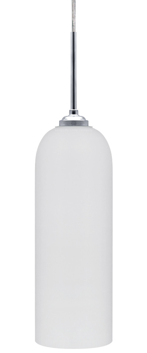 Modern White Frosted Glass Ceiling Pendant Light Tubular Lamp Shade H3134