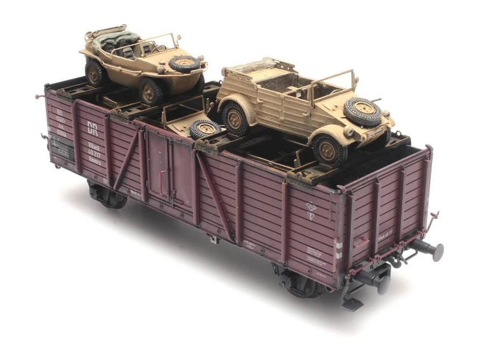 HO Artitec Minitanks 15th Panzer Army 2 Kubelwagon with Braces #A2024.487.801.69 - Image 2 of 3