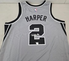 Spurs DYLAN HARPER Signed Autographed Auto Statement Basketball Jersey FANATICS