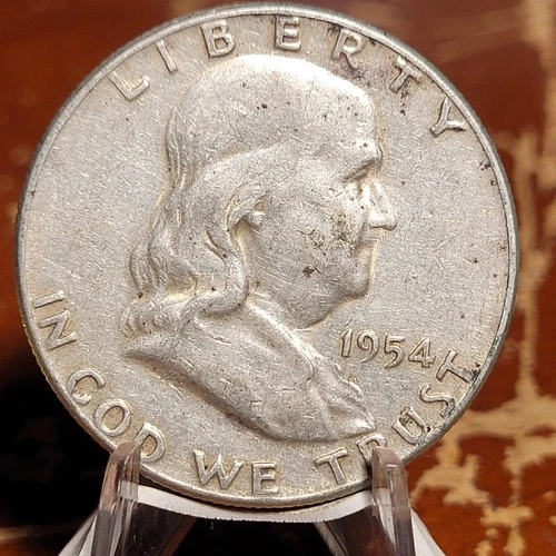 1954 Franklin Half Dollar 90% Silver