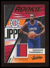 Sindarius Thornwell 2017-18 Panini Absolute #RM-STW Rookie Materials Prime /25