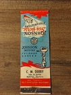 Vtg. C.M. Derry Sales & Service, Johnson Sea Horse Streamliners Madoc, Ont.(B2)